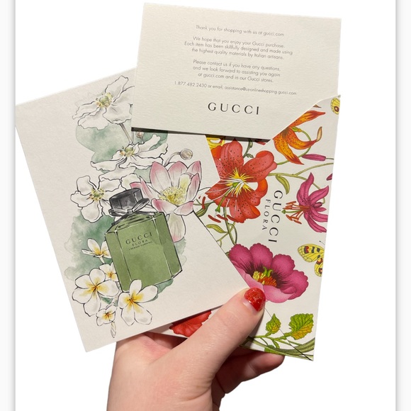 Gucci Ring Empty Box, Ribbon and Gucci Flora Card - Picture 4 of 6